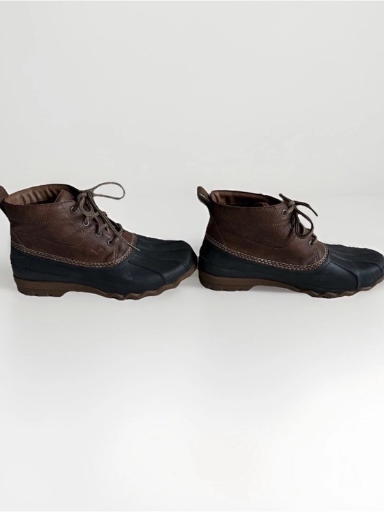 Sperry Top-Sider Mens 8 Duck Boots Brown Black Waterproof Winter Retro Classic main image 5